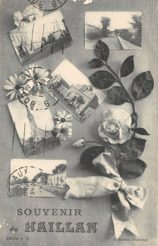 Carte postale ancienne Souvenir Du Haillan