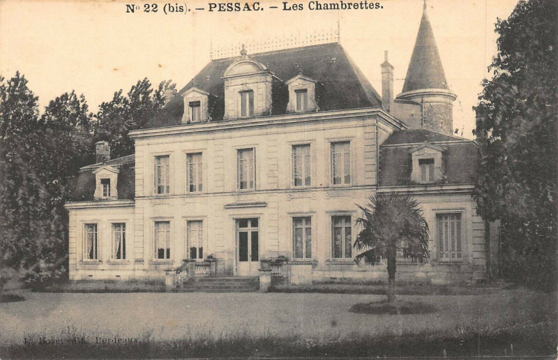 Carte postale ancienne Pessac Les Chambrettes à Pessac