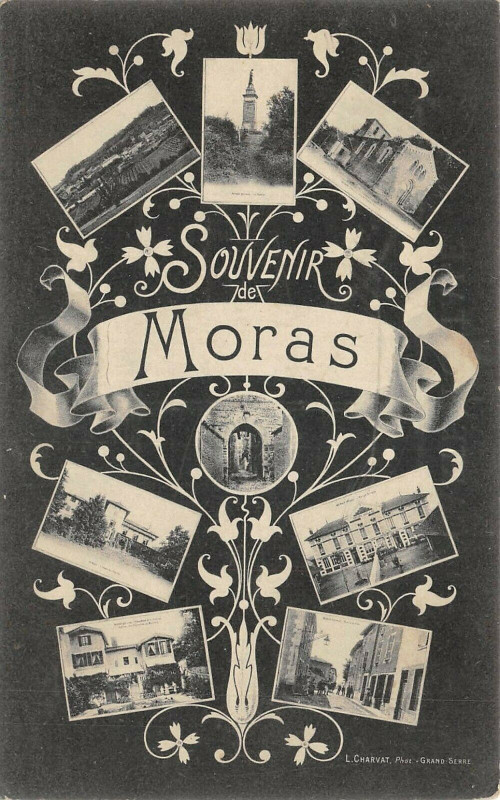 Carte postale ancienne Souvenir De Moras