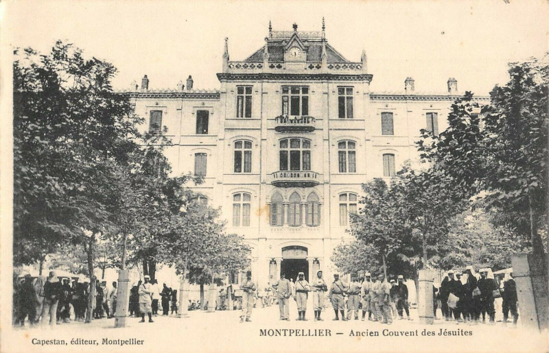 Carte postale ancienne 34 Montpellier / Ancien Couvent Des Jesuites à Montpellier