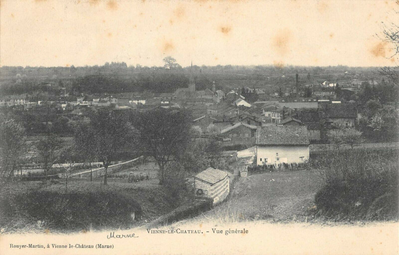 Carte postale ancienne Vienne Le Chateau Vue Generale