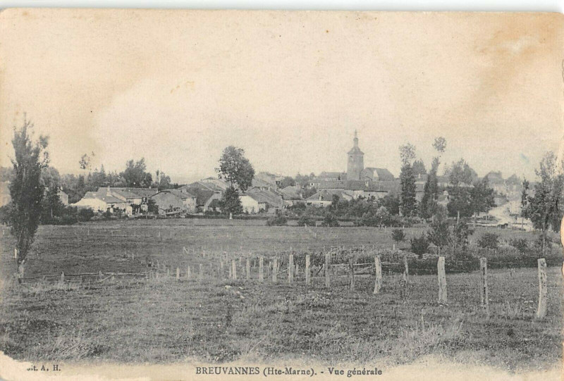 Carte postale ancienne Breuvannes Vue Generale