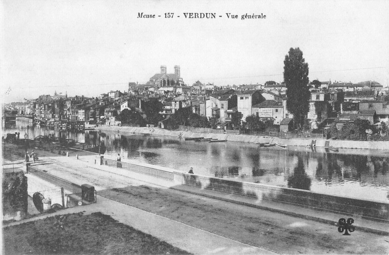Carte postale ancienne Verdun Vue Generale à Verdun