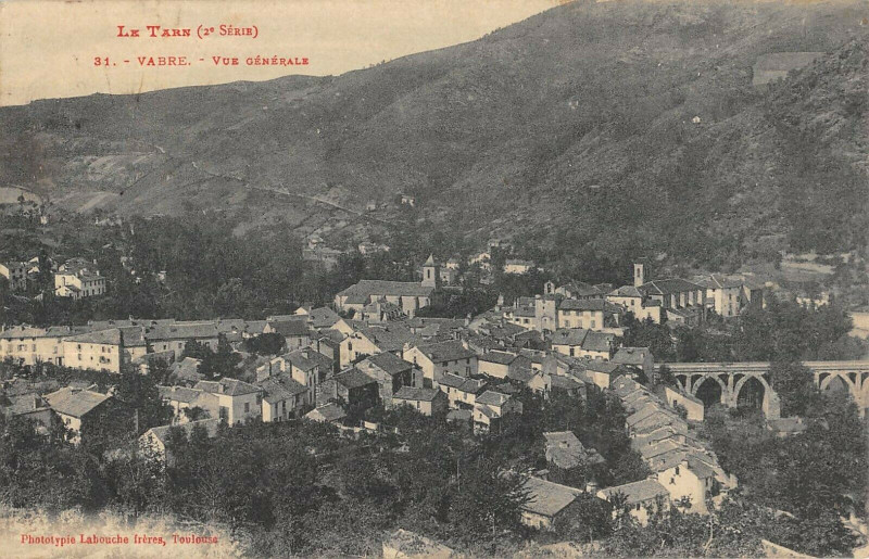 Carte postale ancienne Vabre Vue Generale à Vabre