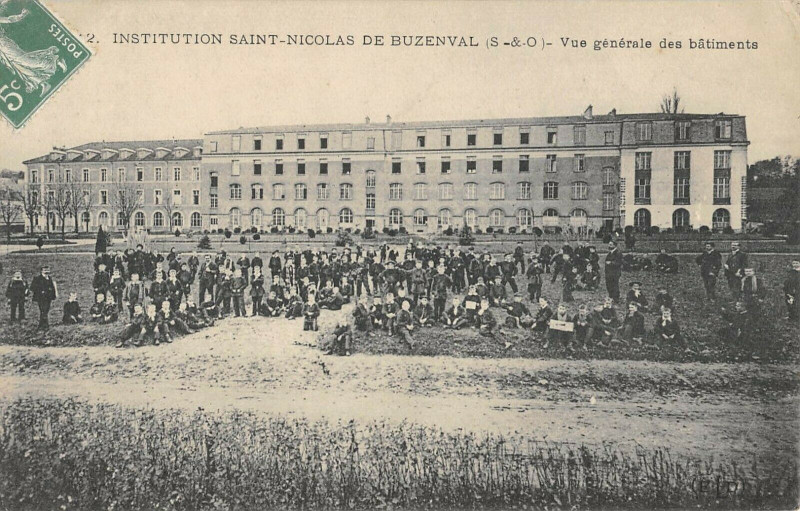 Carte postale ancienne Institution Saint Nicolas De Buzenval Vue Generale Des Batiments