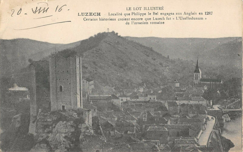 Carte postale ancienne Luzech à Luzech