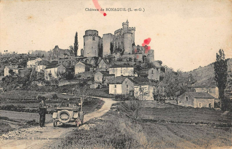 Carte postale ancienne Chateau De Bonaguil