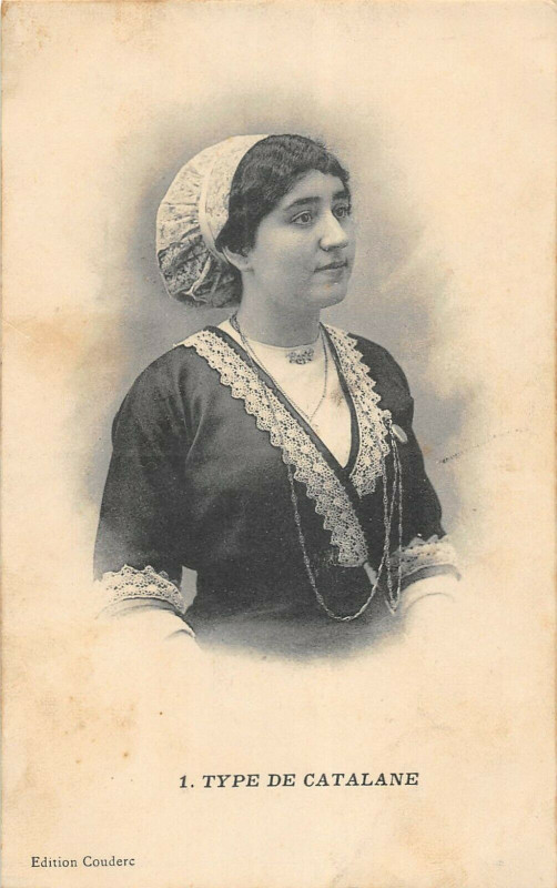 Carte postale ancienne Type De Catalane