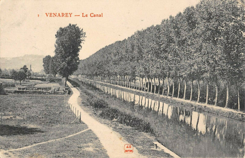 Carte postale ancienne Venarey Le Canal