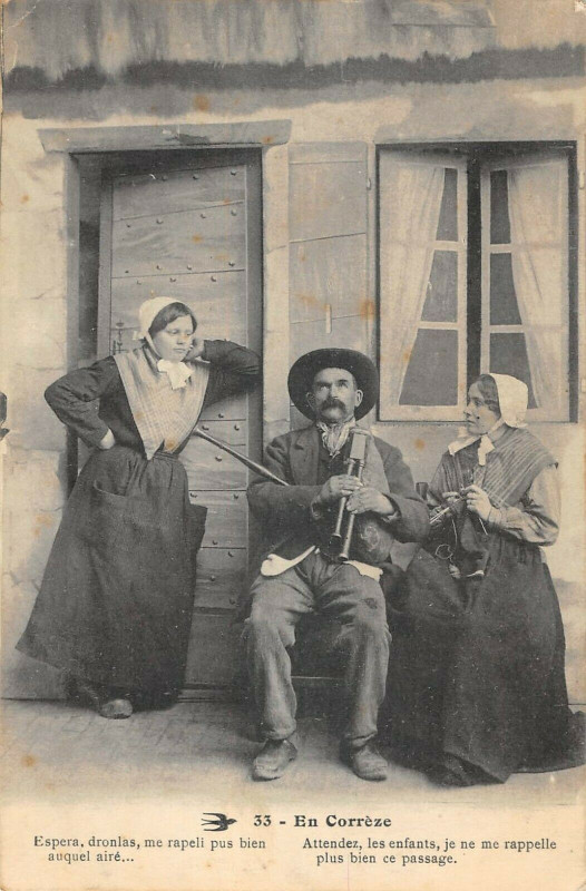 Carte postale ancienne En Correze Espera Dronlas à Corrèze