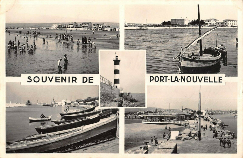 Carte postale ancienne Souvenir De Port La Nouvelle à Port-la-Nouvelle