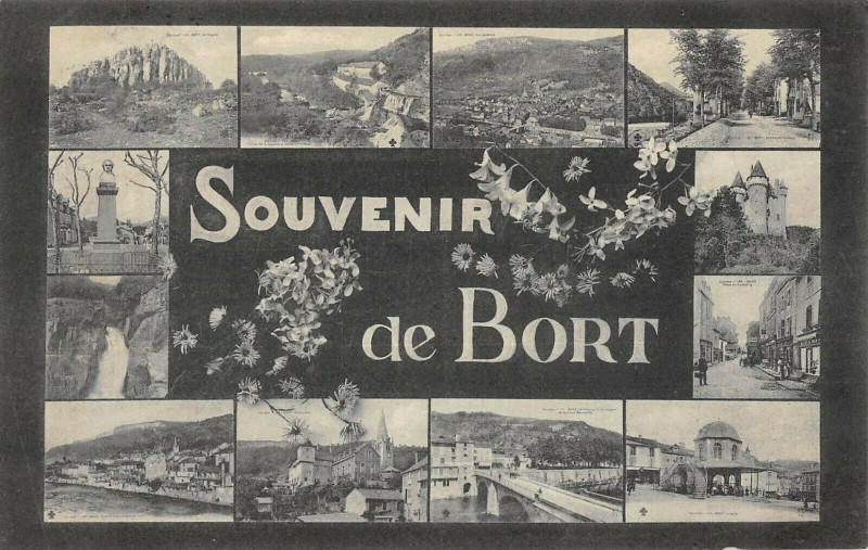 Carte postale ancienne Souvenir De Bort