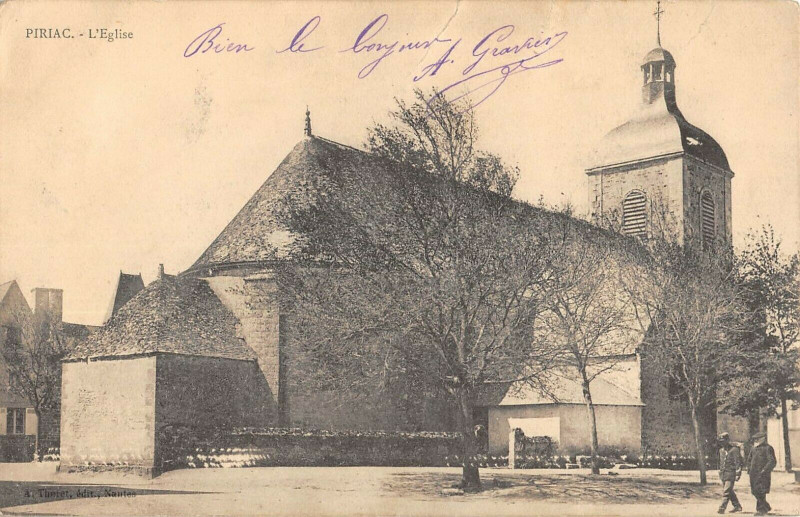 Carte postale ancienne Piriac L'Eglise