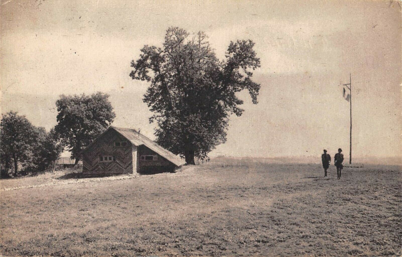 Carte postale ancienne Rumilly Camp Du Regain Le P.c.du Camp Chantiers De La Jeunesse à Rumilly