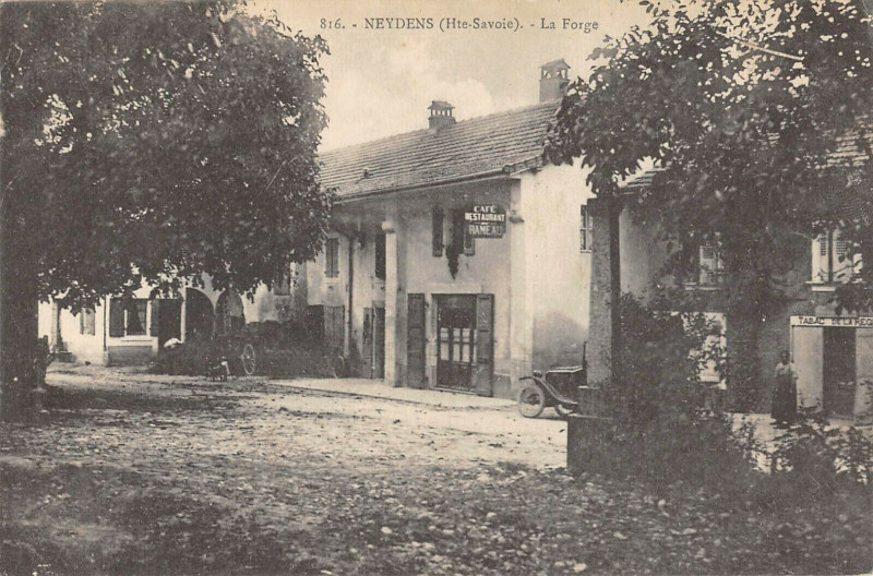 Carte postale ancienne Neydens La Forge (cliché pas courant à Neydens