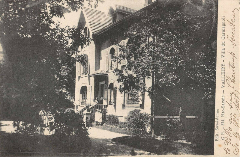 Carte postale ancienne Valleiry Villa Du Carmagnoli à Valleiry