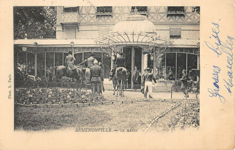 Carte postale ancienne Armenonville - Le Matin à Paris 16e