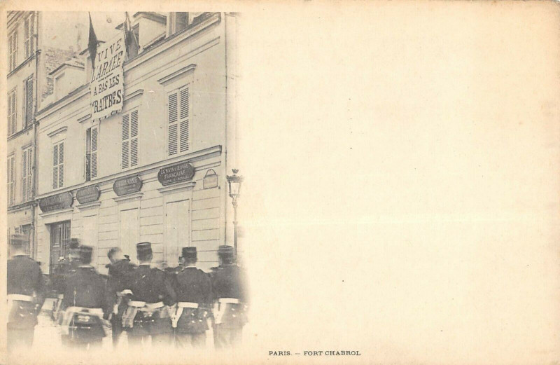 Carte postale ancienne Paris Fort Chabrol à Paris