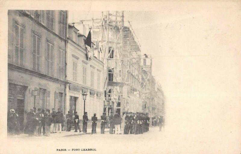 Carte postale ancienne Paris Fort Chabrol à Paris