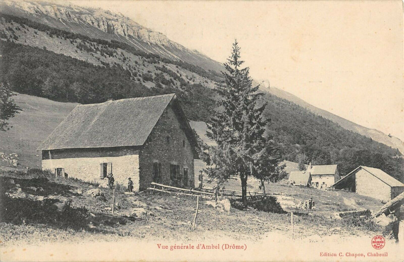 Carte postale ancienne Vue Generale D'Ambel