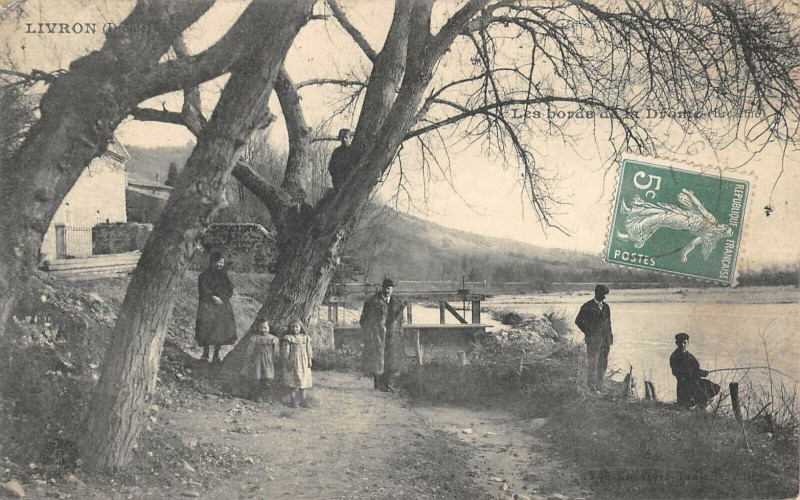 Carte postale ancienne Livron Drome