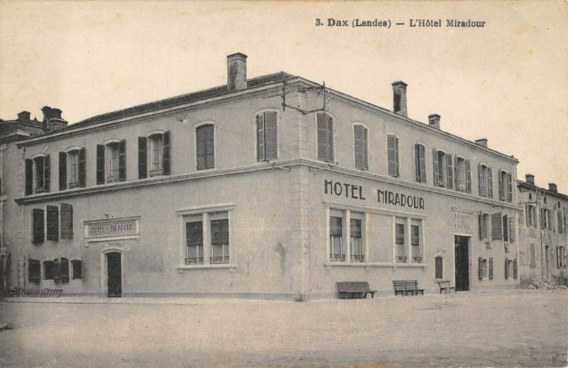 Carte postale ancienne Dax Hotel Miradour à Dax