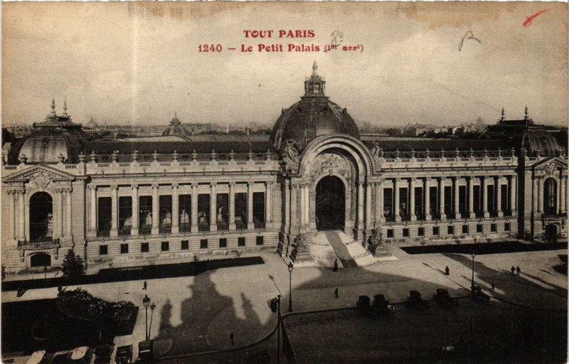 Carte postale ancienne Tout Paris 8e 1240 Le Petit Palais. F. Fleury à Paris 8e