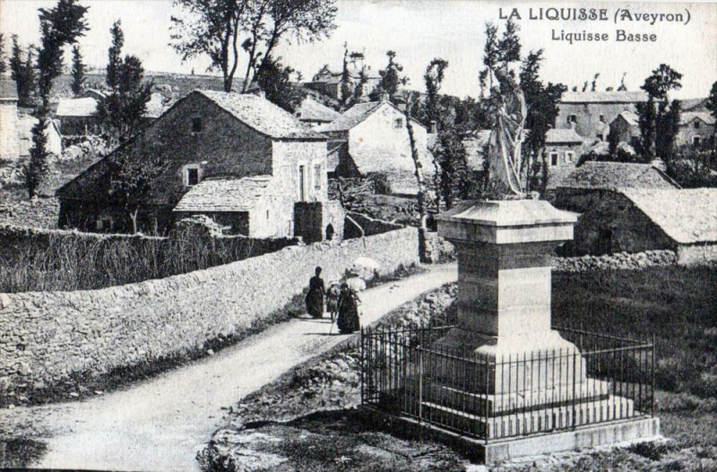 Carte postale ancienne La Liquisse Liquisse Basse (cpa animée)
