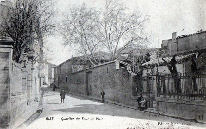 Carte postale ancienne Bize Quartier Du Tour De Ville