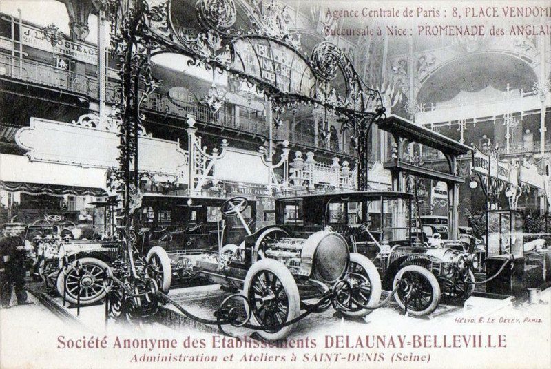 Carte postale ancienne Saint Denis Societe Anonyme Des Etablissements Delaunay Belleville à Saint-Denis