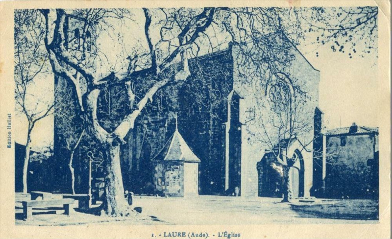 Carte postale ancienne Laure L'Eglise (Frais de port gratuit