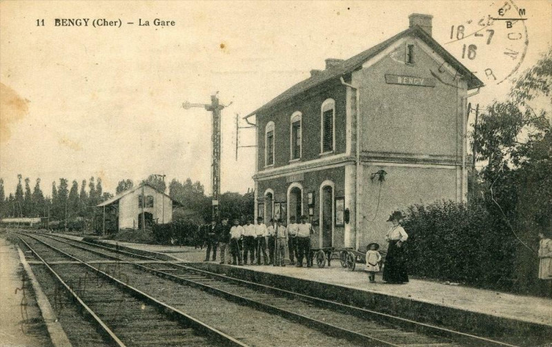 Carte postale ancienne Bengy La Gare