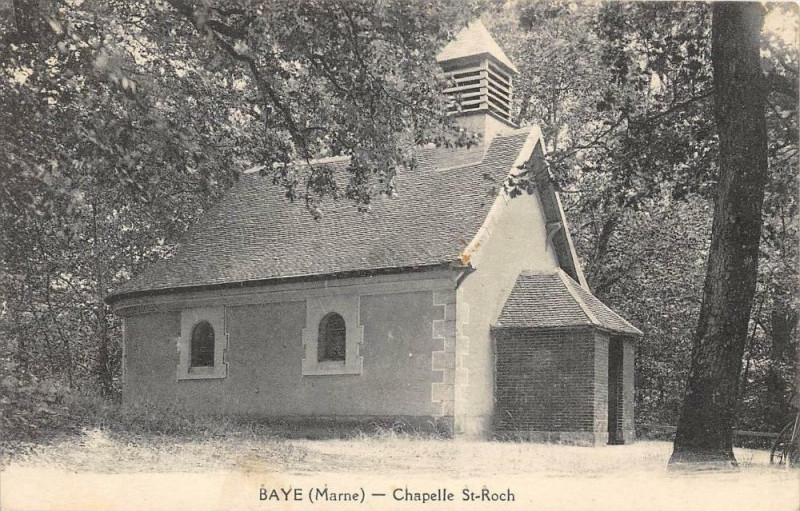 Carte postale ancienne Baye Chapelle Saint Roch