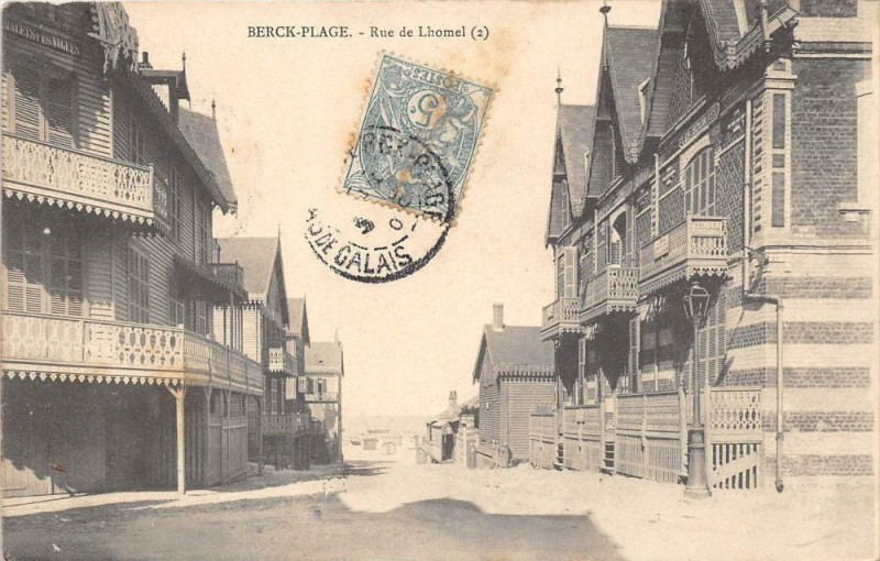 Carte postale ancienne Berck Plage Villa Normande Interieur (animation à Berck