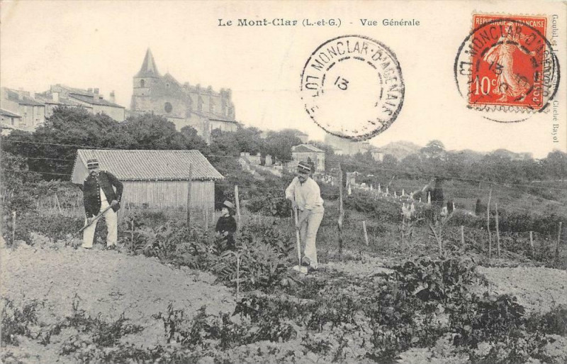 Carte postale ancienne Le Mont Clar Vue Generale