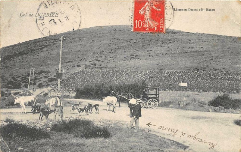 Carte postale ancienne Col De Durbize
