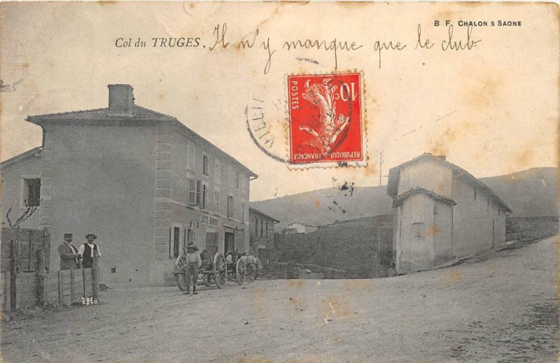 Carte postale ancienne Col De Truges