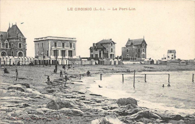 Carte postale ancienne Le Croisic Le Port Lin au Croisic