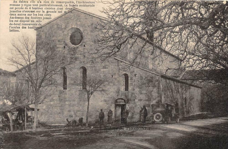 Carte postale ancienne Thoronet L'Eglise