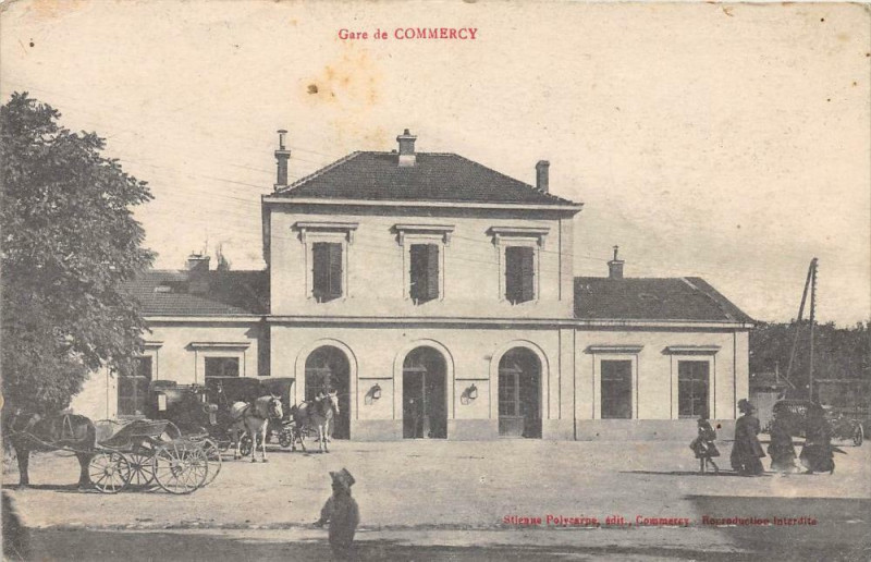 Carte postale ancienne Gare De Commercy à Commercy
