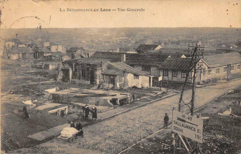 Carte postale ancienne La Renaissance De Lens à Lens