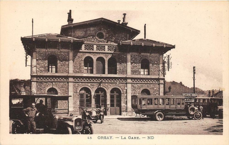 Carte postale ancienne La Gare à Orsay