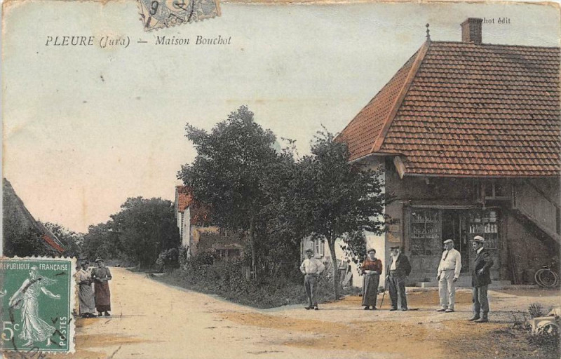 Carte postale ancienne Pleure Maison Bouchot à Pleure