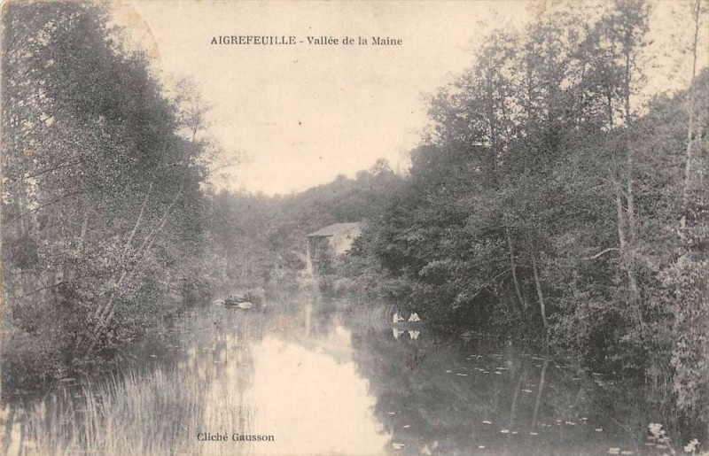 Carte postale ancienne Aigrefeuille Vallee De La Maine