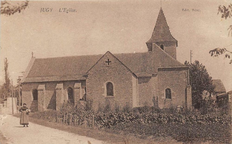 Carte postale ancienne Igny L'Eglise