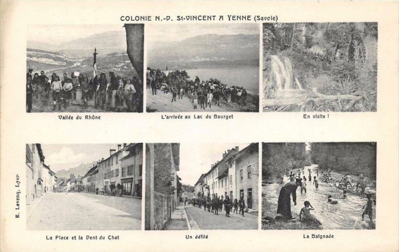 Carte postale ancienne Yenne Colonie N.d.st Vincent A Yenne à Yenne