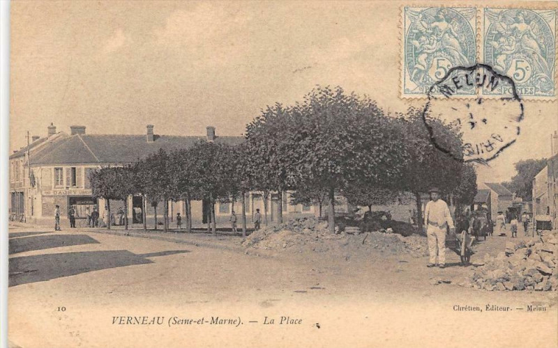 Carte postale ancienne Verneau La Place