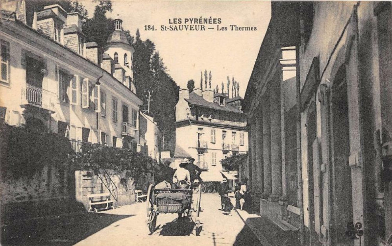 Carte postale ancienne Saint Sauveur Les Thermes
