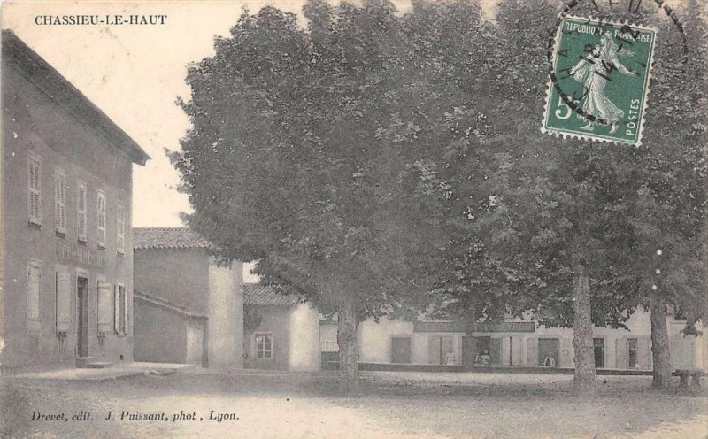 Carte postale ancienne 69 Chassieu Le Haut à Assieu