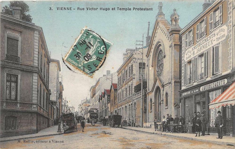 Carte postale ancienne Crachier L'Etang (cliché pas courant à Crachier